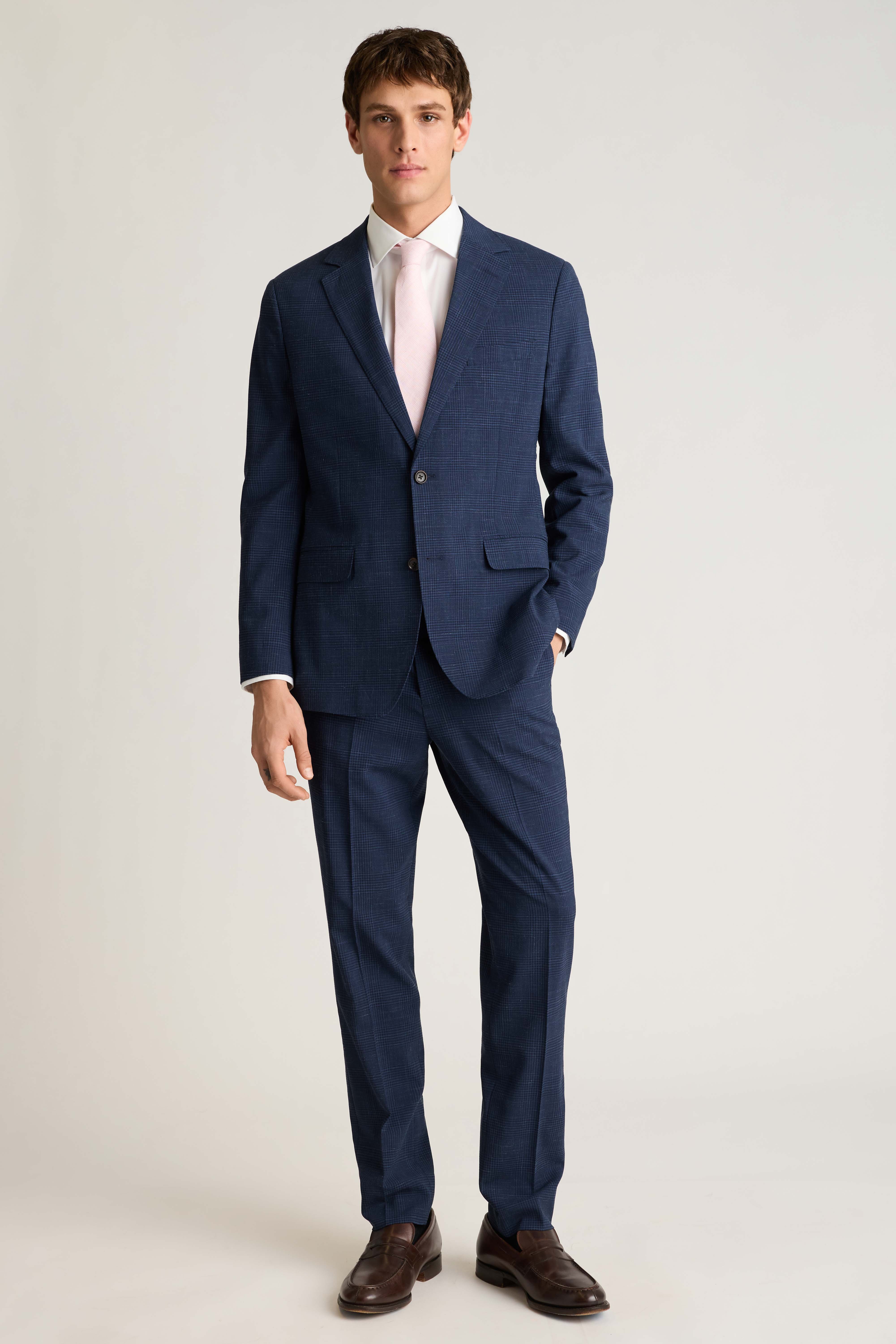 Bonobos Jetsetter Italian wool suit in dark navy