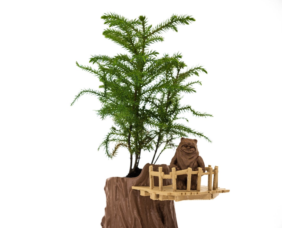 Ewok treehouse planter