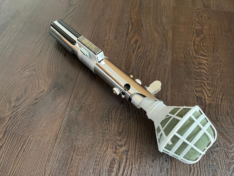 Full metal lightsaber bouquet holder