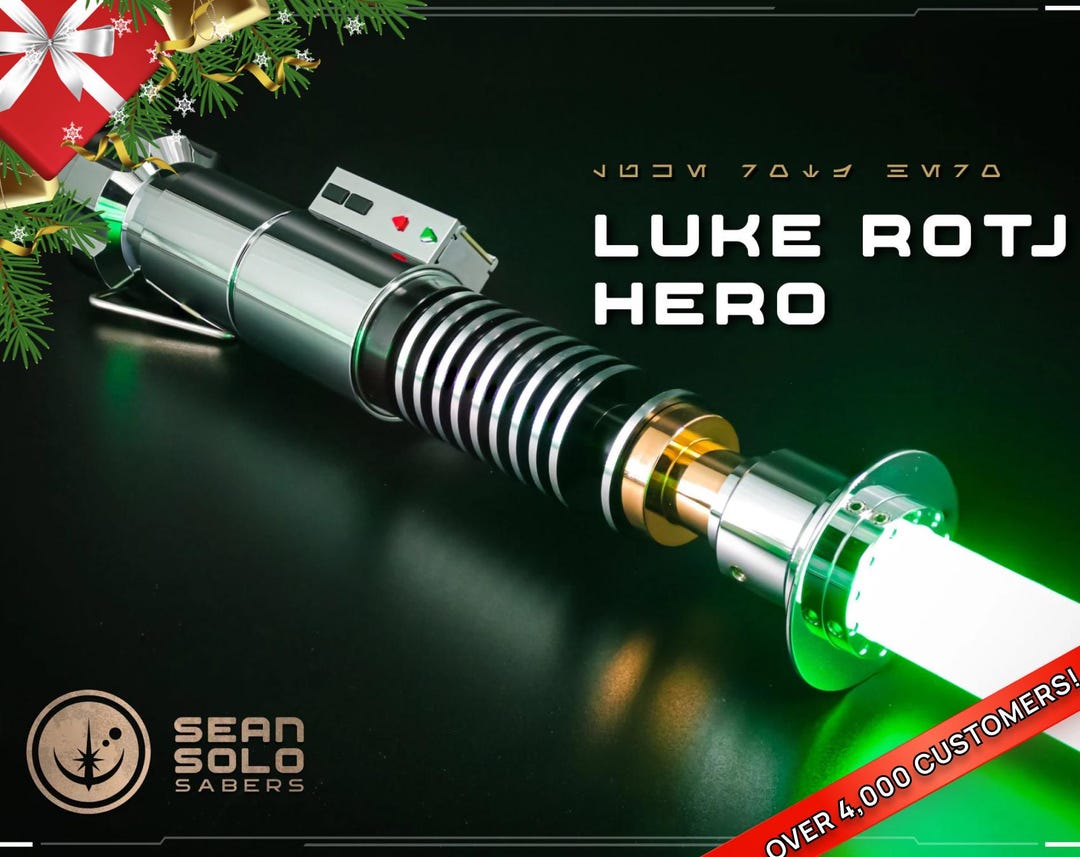 Luke Skywalker ROTJ neopixel lightsaber replica