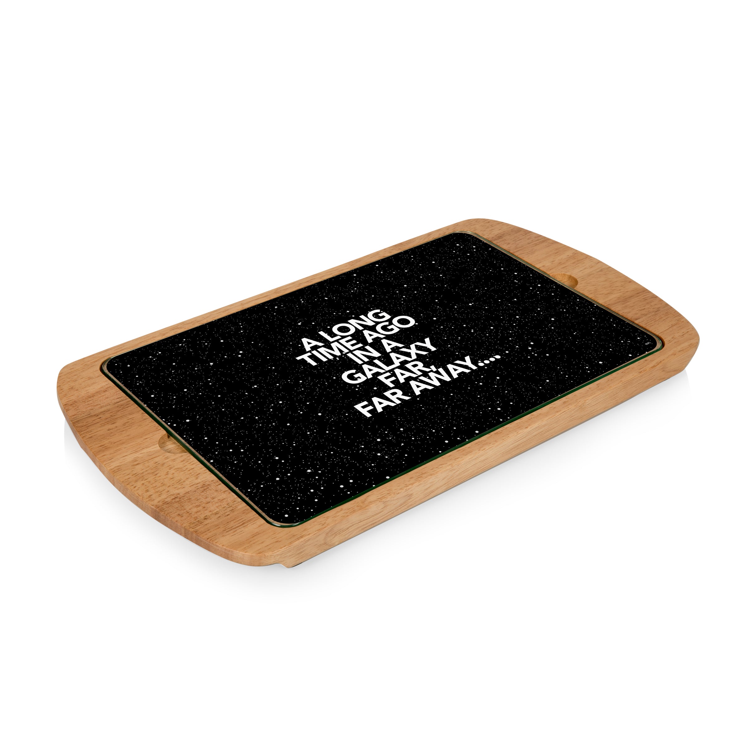 Star Wars Scroll Billboard Glass Top Serving Tray