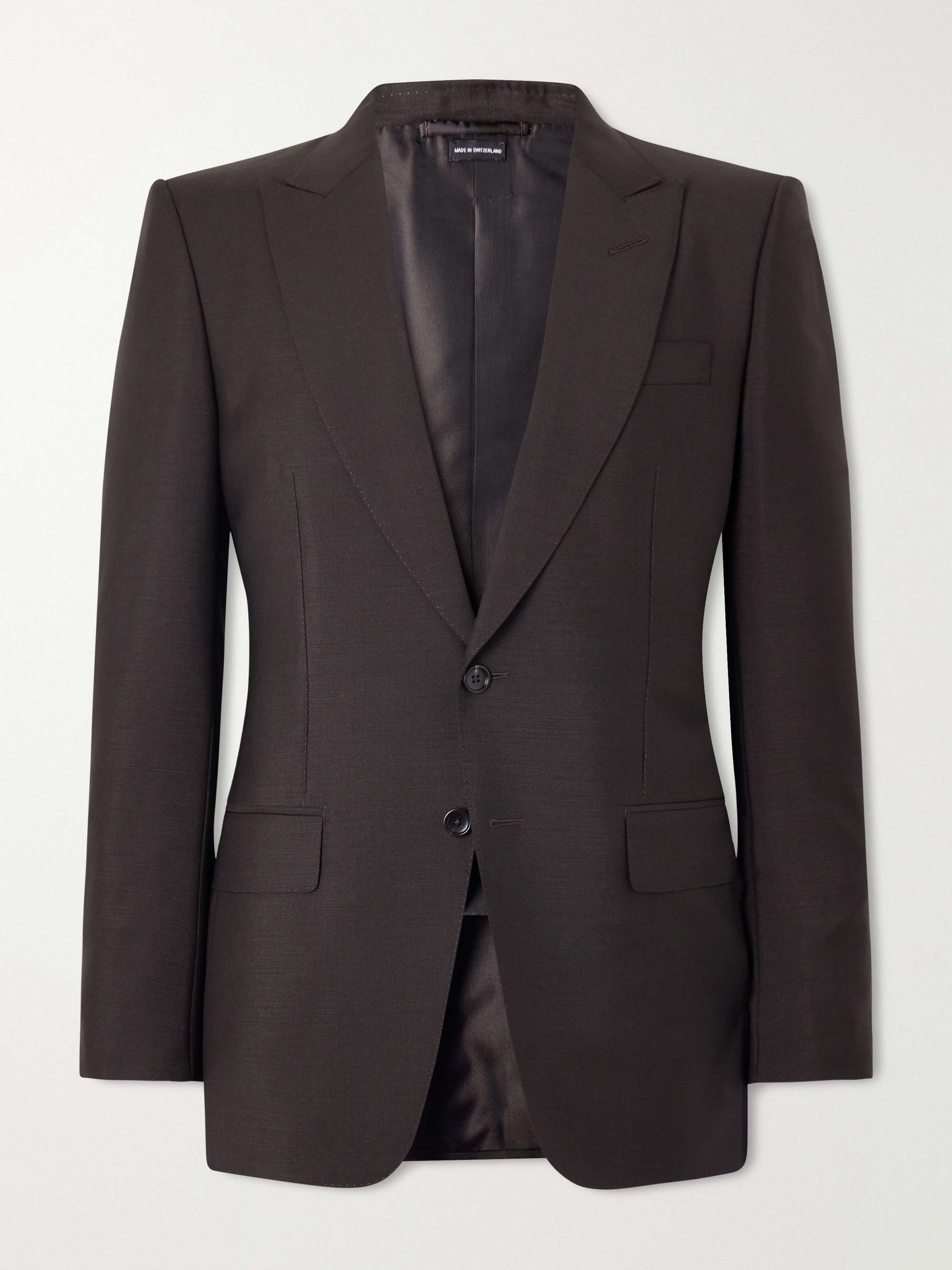 Tom Ford O’Connor mohair and wool-blend suit jacket